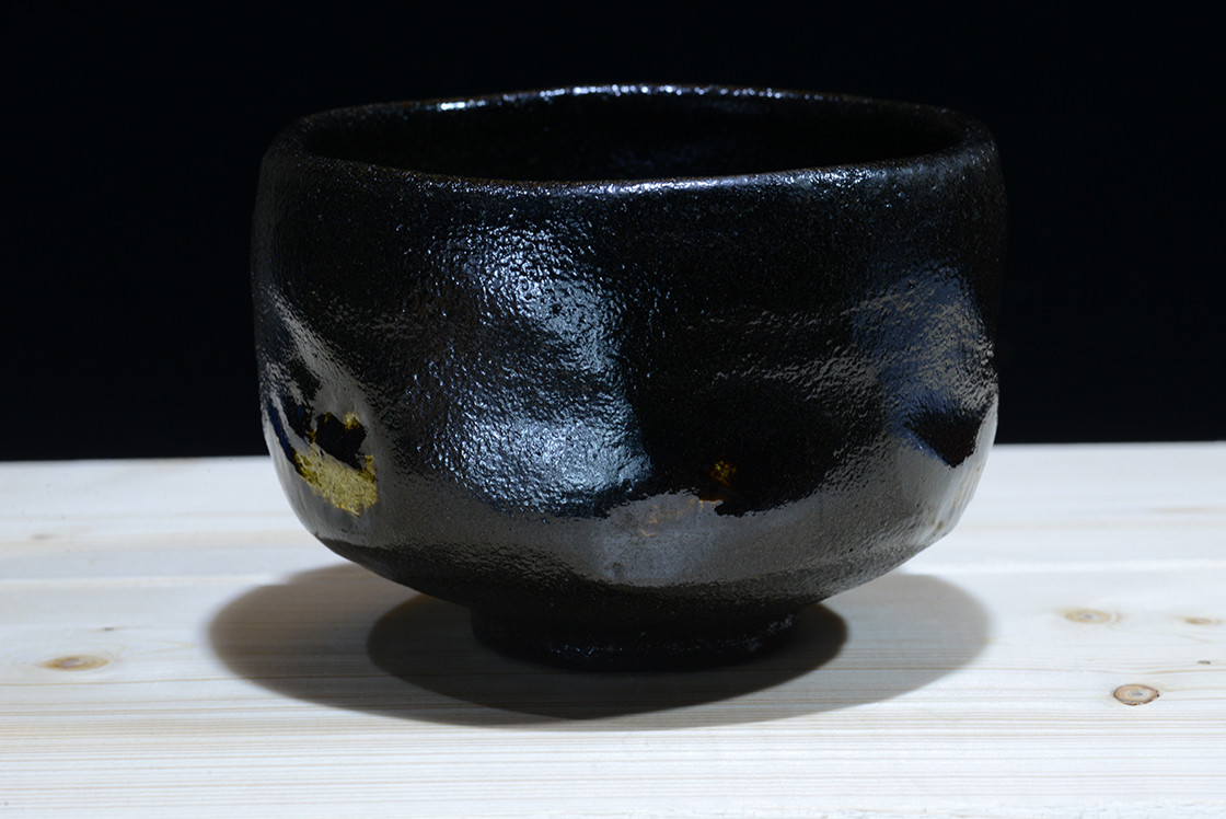 Shunpo inoue kuro raku chawan