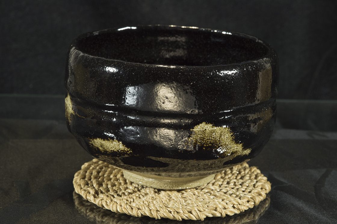 Daitokuji zen templom kuro raku chawan Shoraku Sasaki