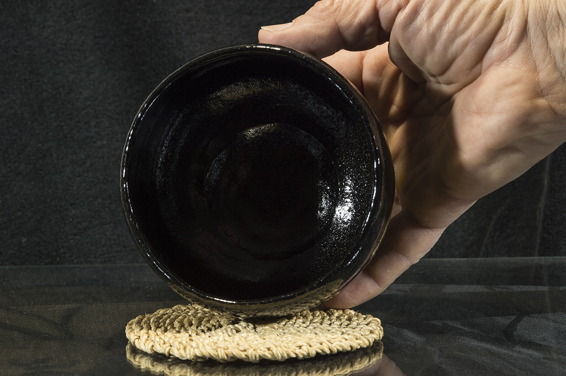 Daitokuji zen templom kuro raku chawan Shoraku Sasaki