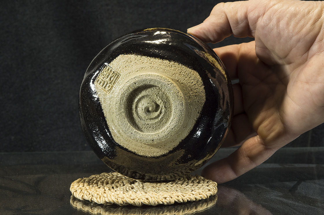Daitokuji zen templom kuro raku chawan Shoraku Sasaki