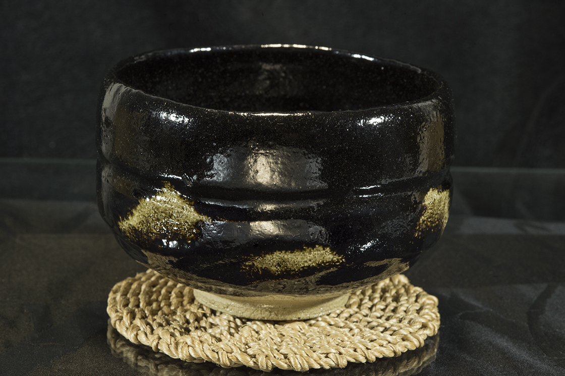 Daitokuji zen templom kuro raku chawan Shoraku Sasaki