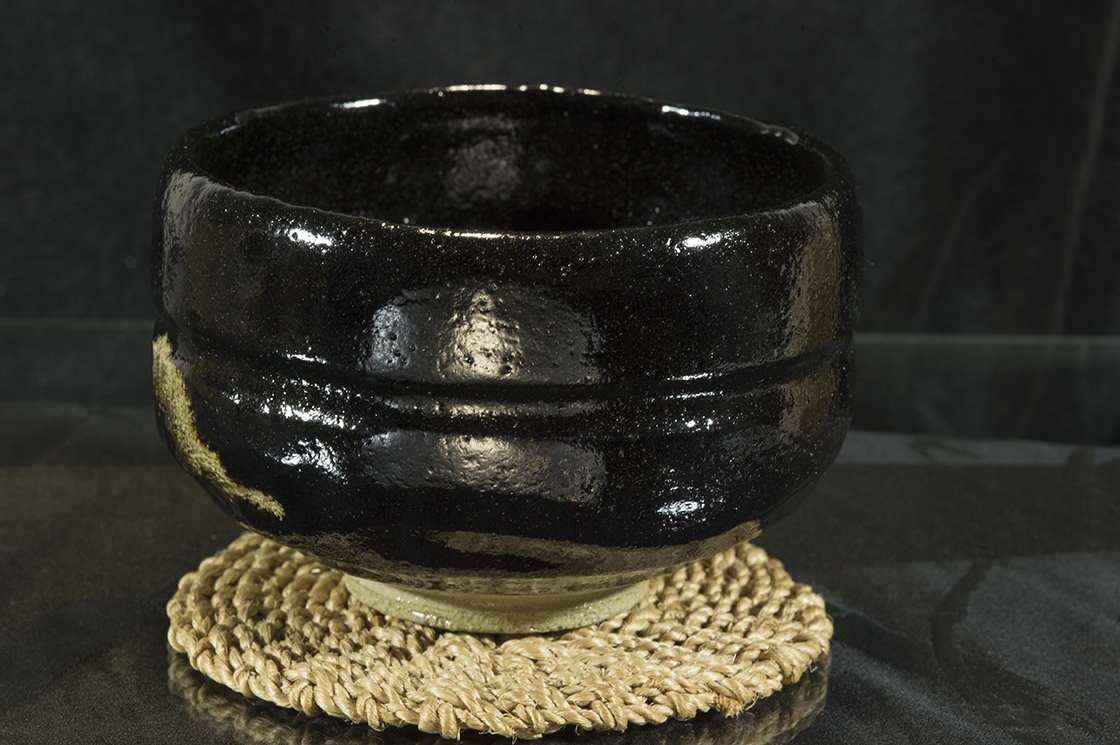 Daitokuji zen templom kuro raku chawan Shoraku Sasaki