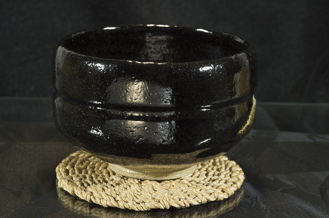 Daitokuji zen templom kuro raku chawan Shoraku Sasaki