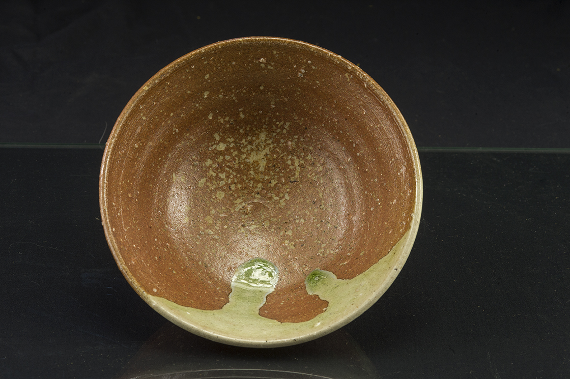 Rakusai Shigaraki chawan japán matcha teáscsésze