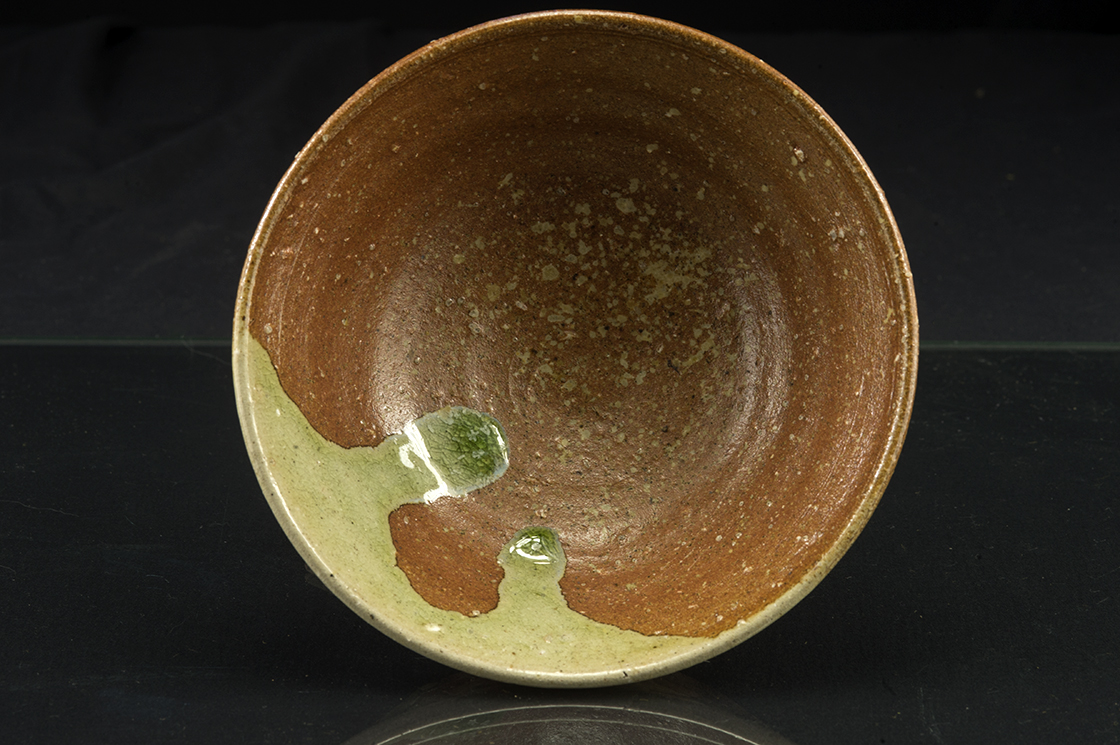 Rakusai Shigaraki chawan japán matcha teáscsésze