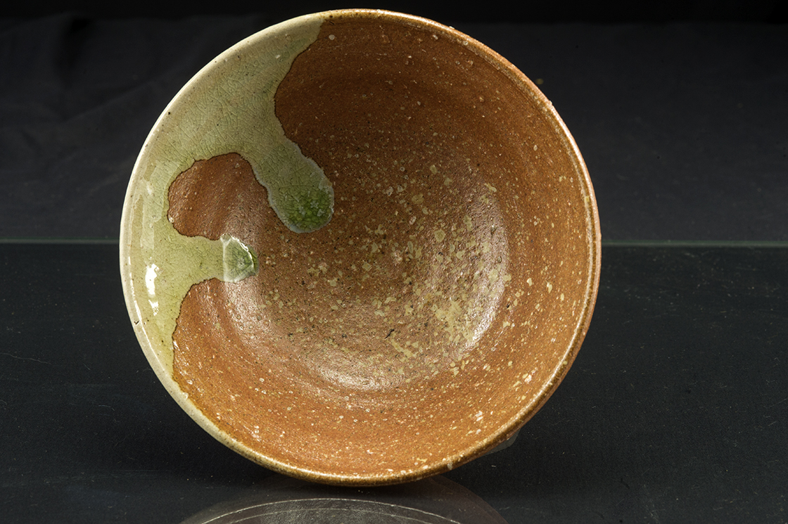 Rakusai Shigaraki chawan japán matcha teáscsésze