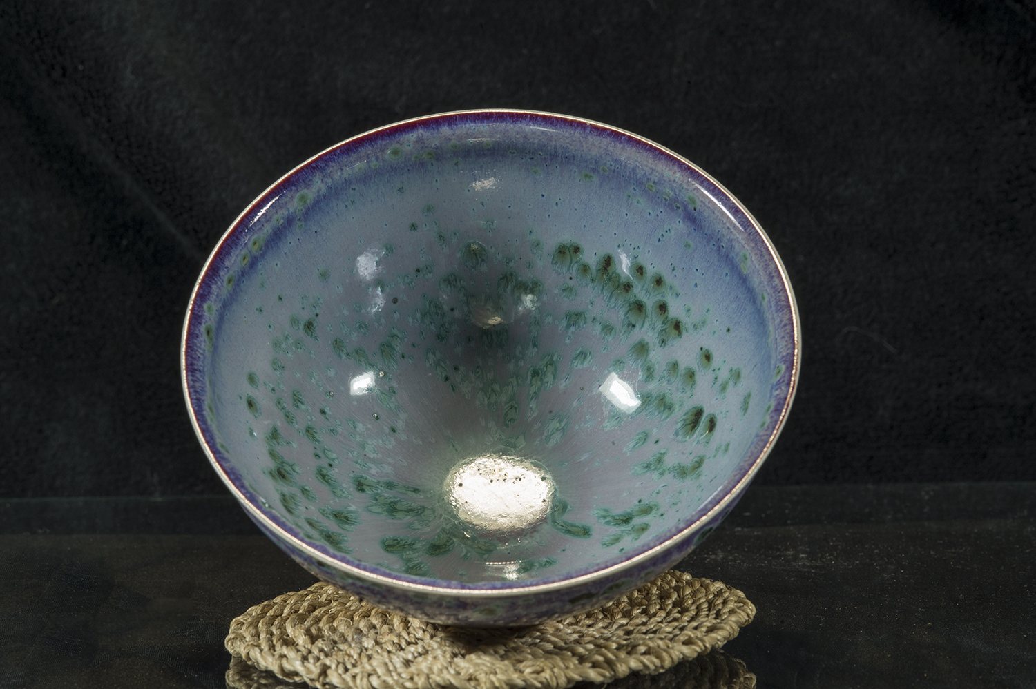 Gaei Matsuyama pávaszem tenmoku chawan