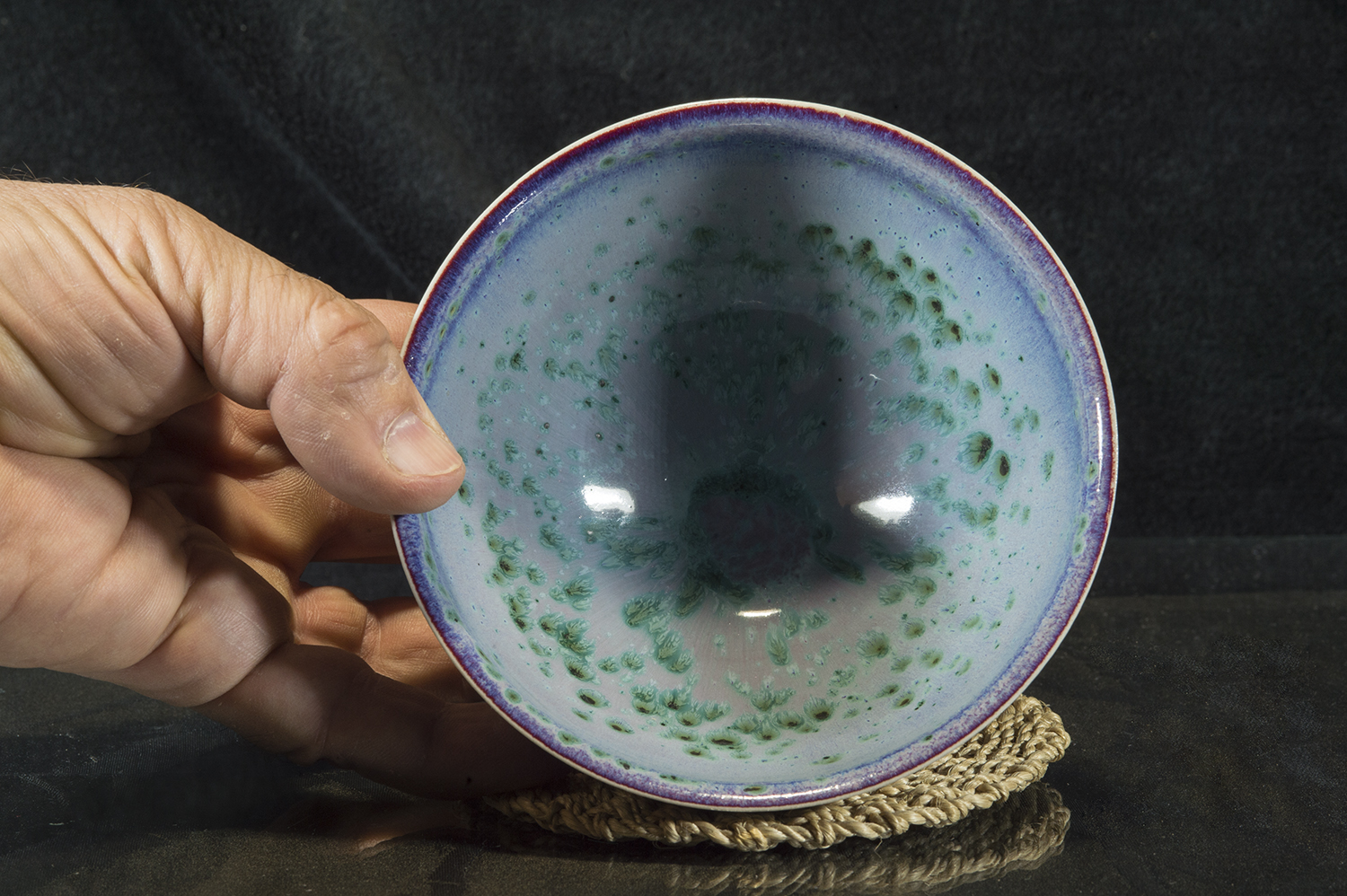 Gaei Matsuyama pávaszem tenmoku chawan