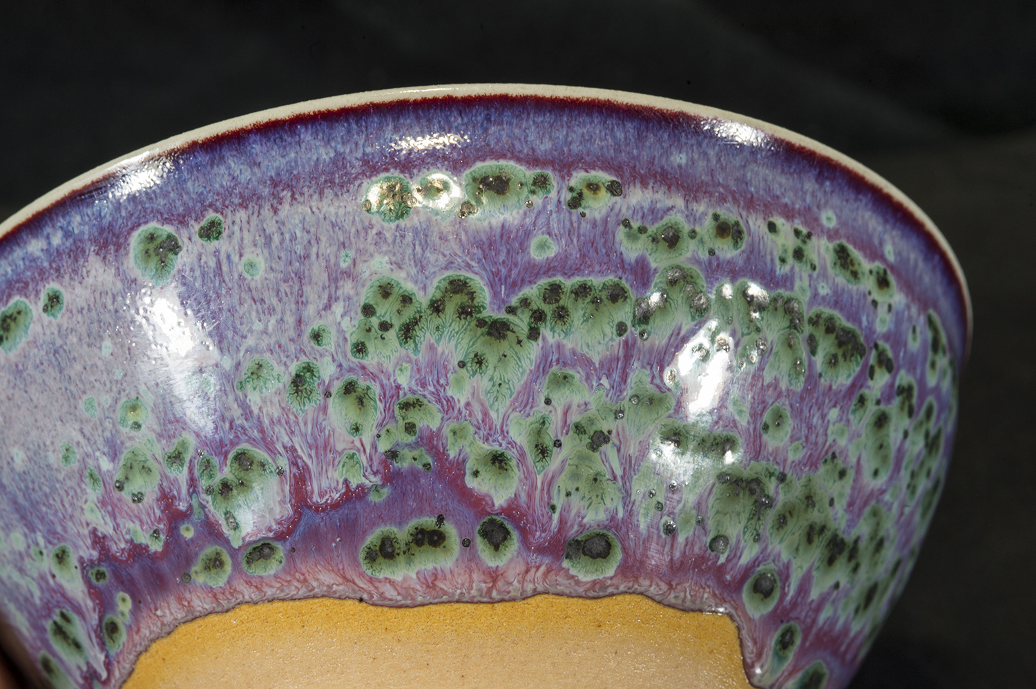 Gaei Matsuyama pávaszem tenmoku chawan