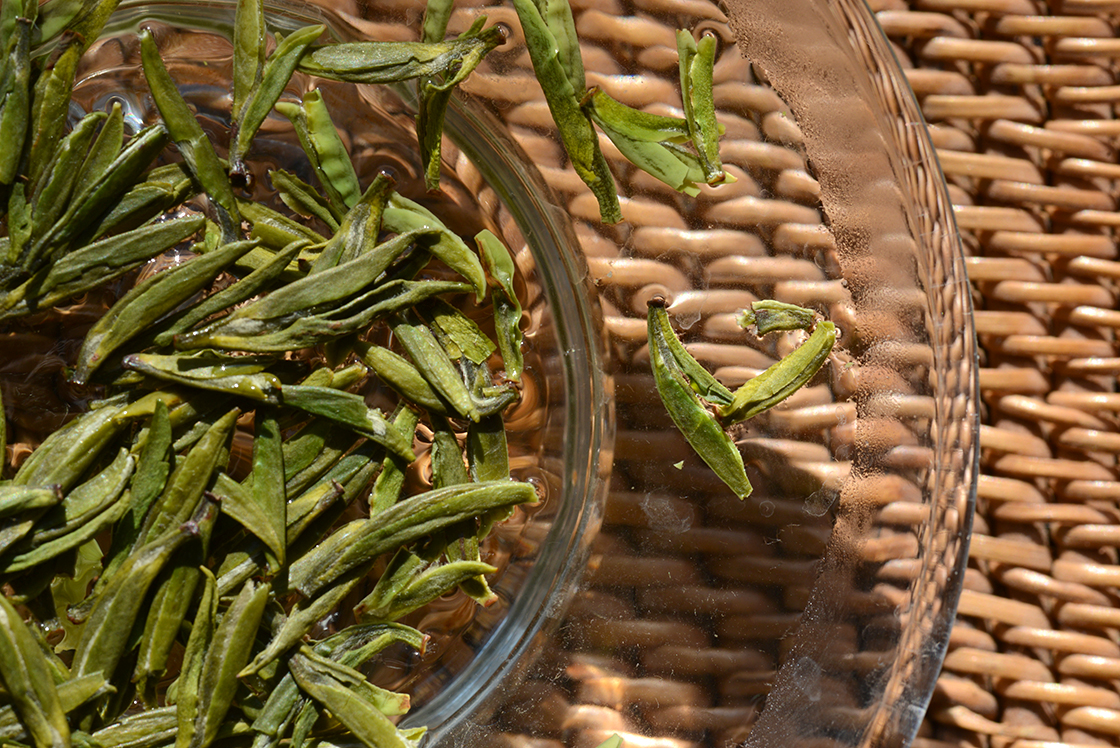 mengding shi hua prémium kínai zöld tea