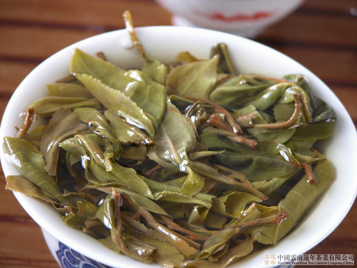 Yuan nian 8848 yiwu hegyi sheng puerh tea
