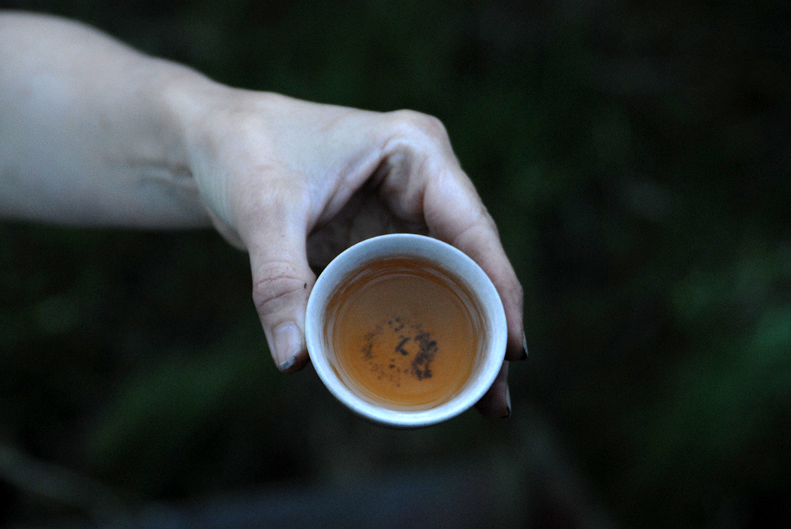 2002 fucha ju érlelt ai lao hegyi sheng puerh tea