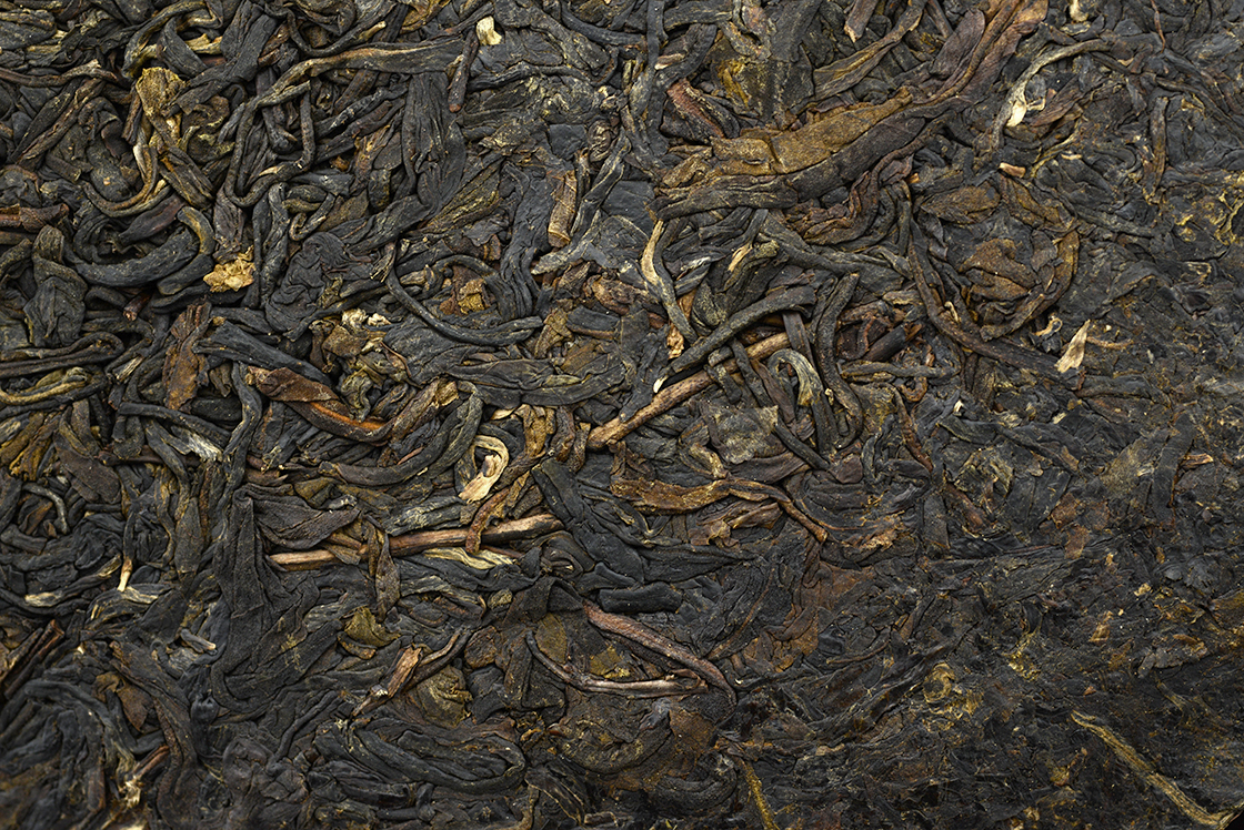 gu shu sheng liu bao tea 3008 kínai érlelt sötét tea