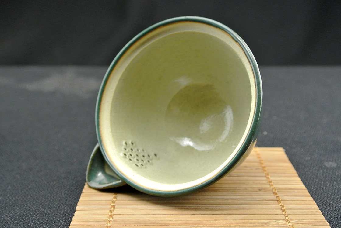 Agano algazöld japán teáskészlet