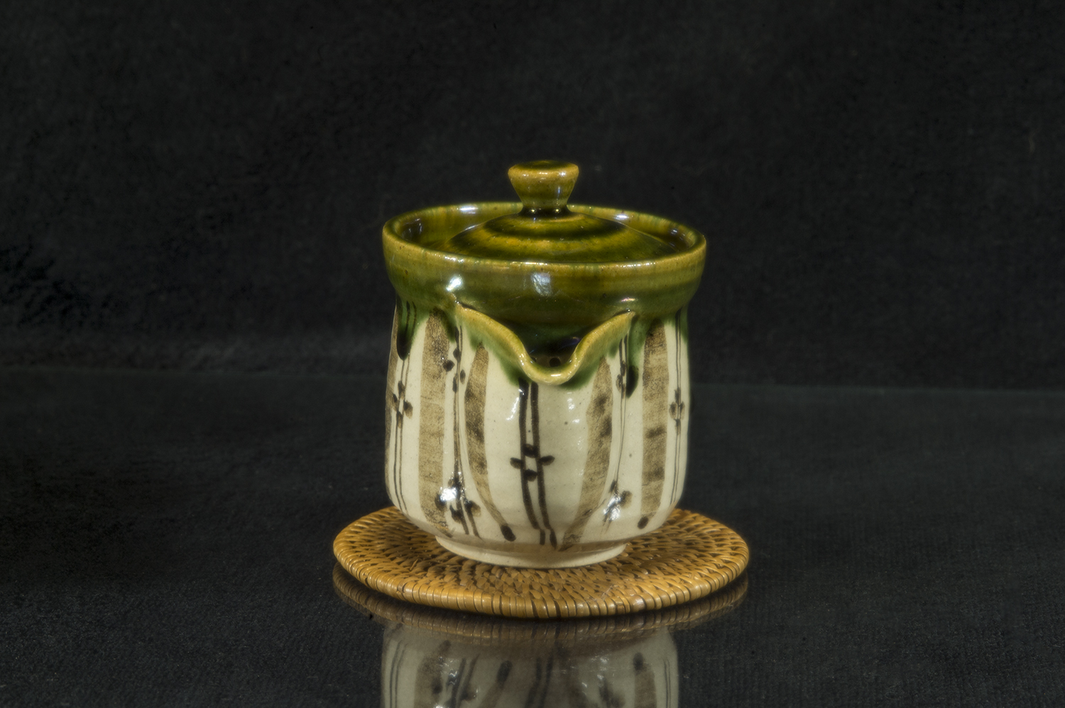Shuichi Sawada oribe yaki japán teáskészlet