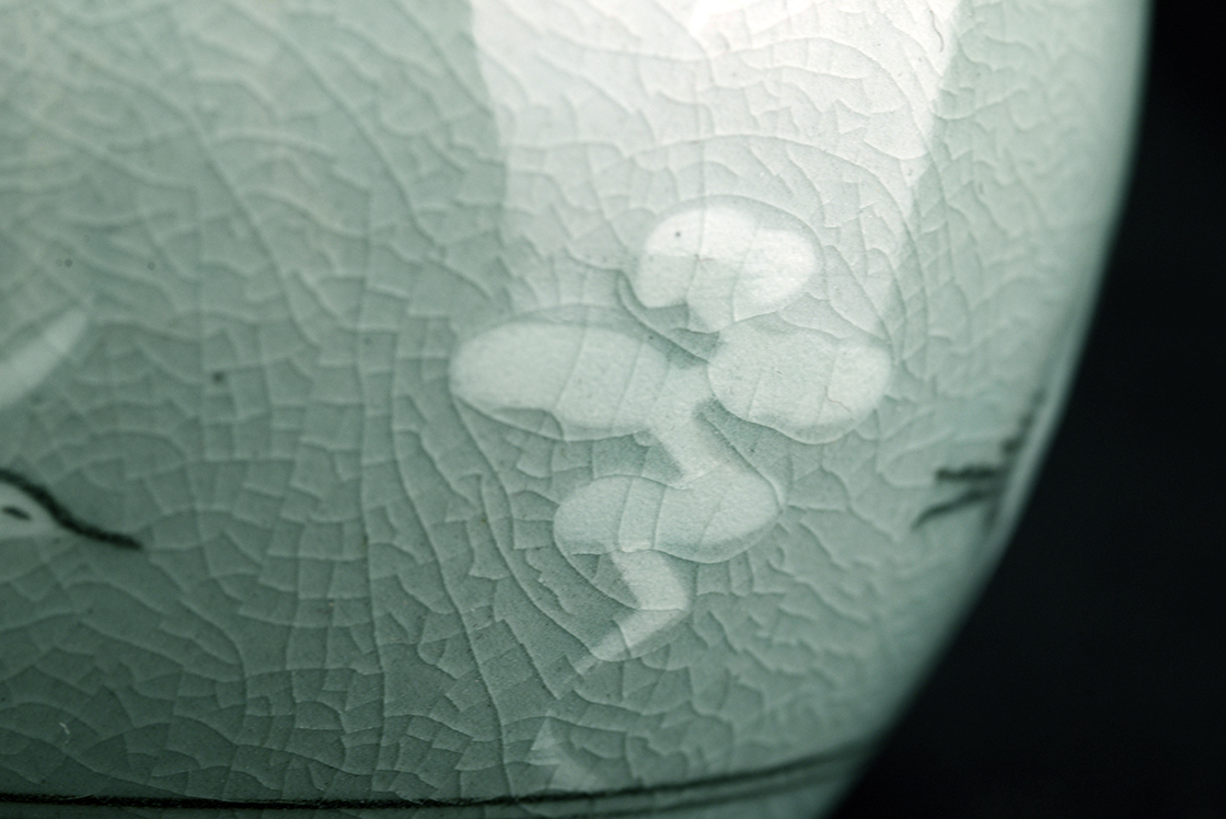 koreai celadon virág váza