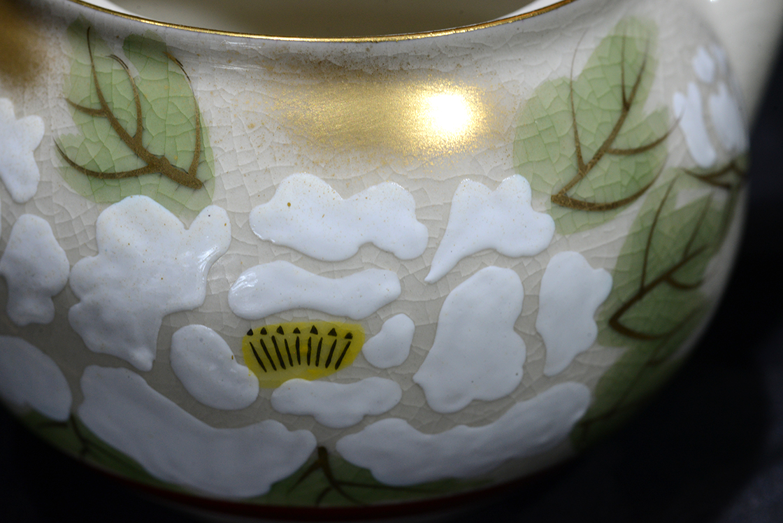 Kézzel festett japán teáskanna