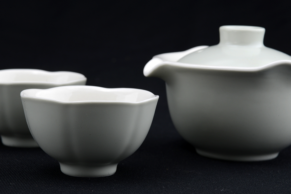 longquan celaddon porcelán teáskészlet