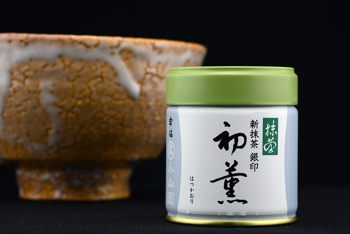 Shinmatcha Hatsu kaori ezüst matcha Marukyu-Koyamaen