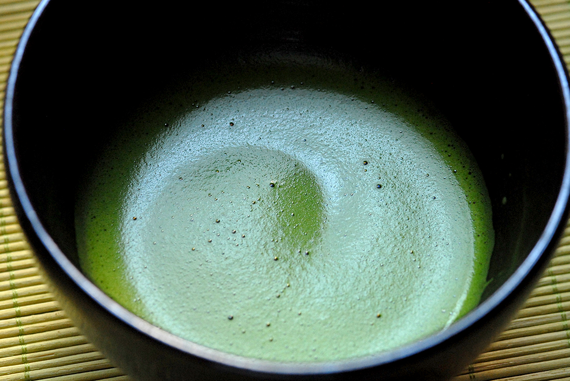 matcha aoarashi powdered green tea from Marukyu-Koyamaen
