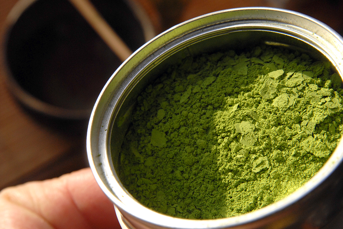 matcha aoarashi powdered green tea