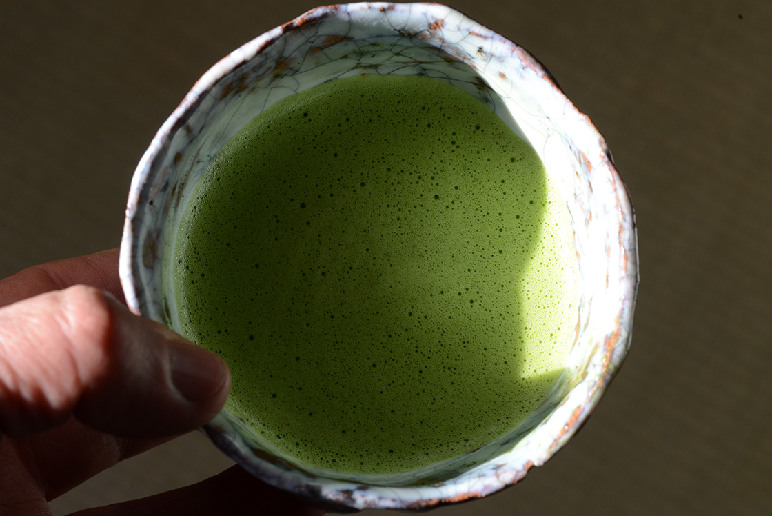 Hoshino BIO JAS matcha porrá őrölt zöld tea