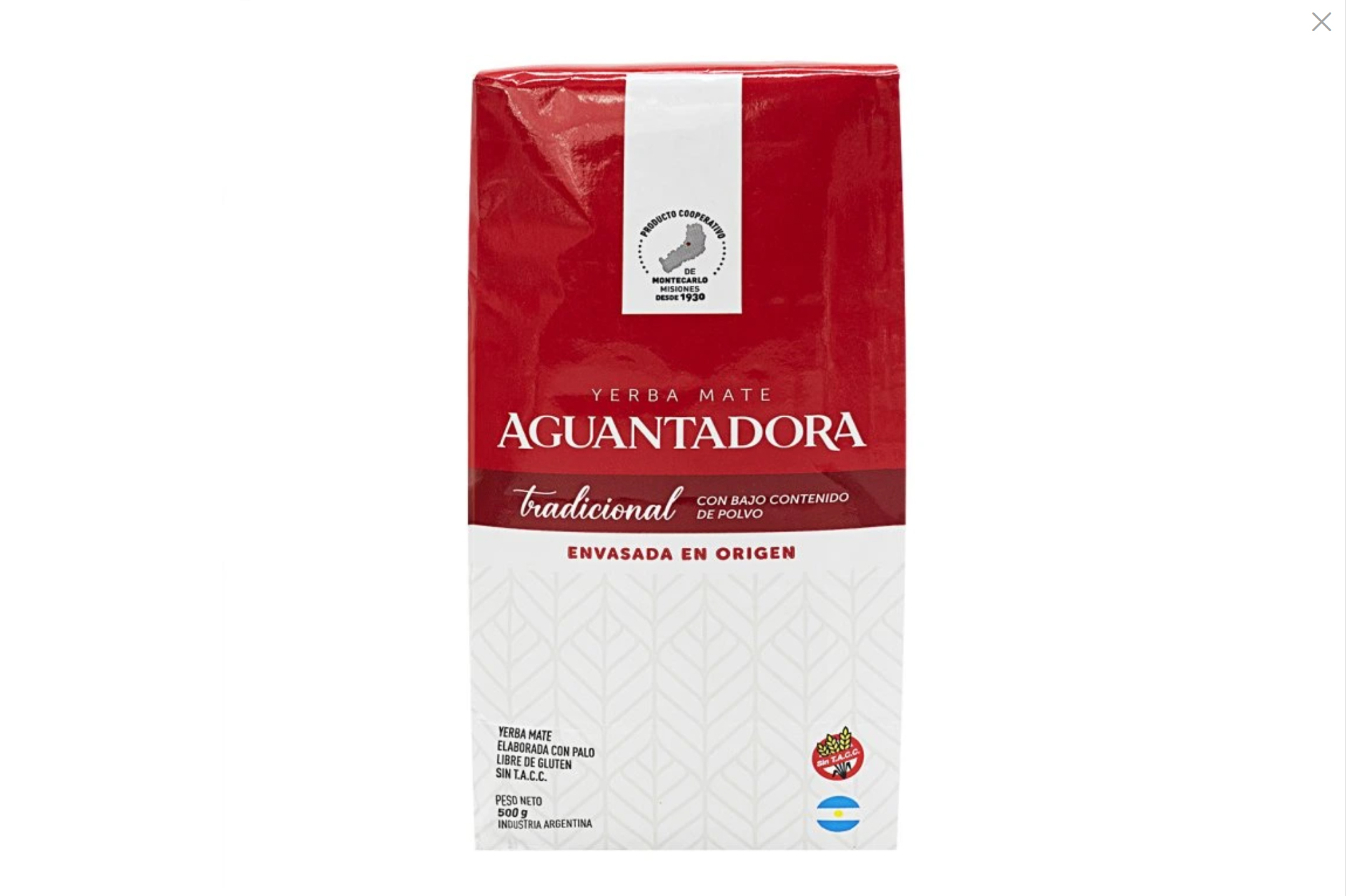 aguantadora yerba mate tea