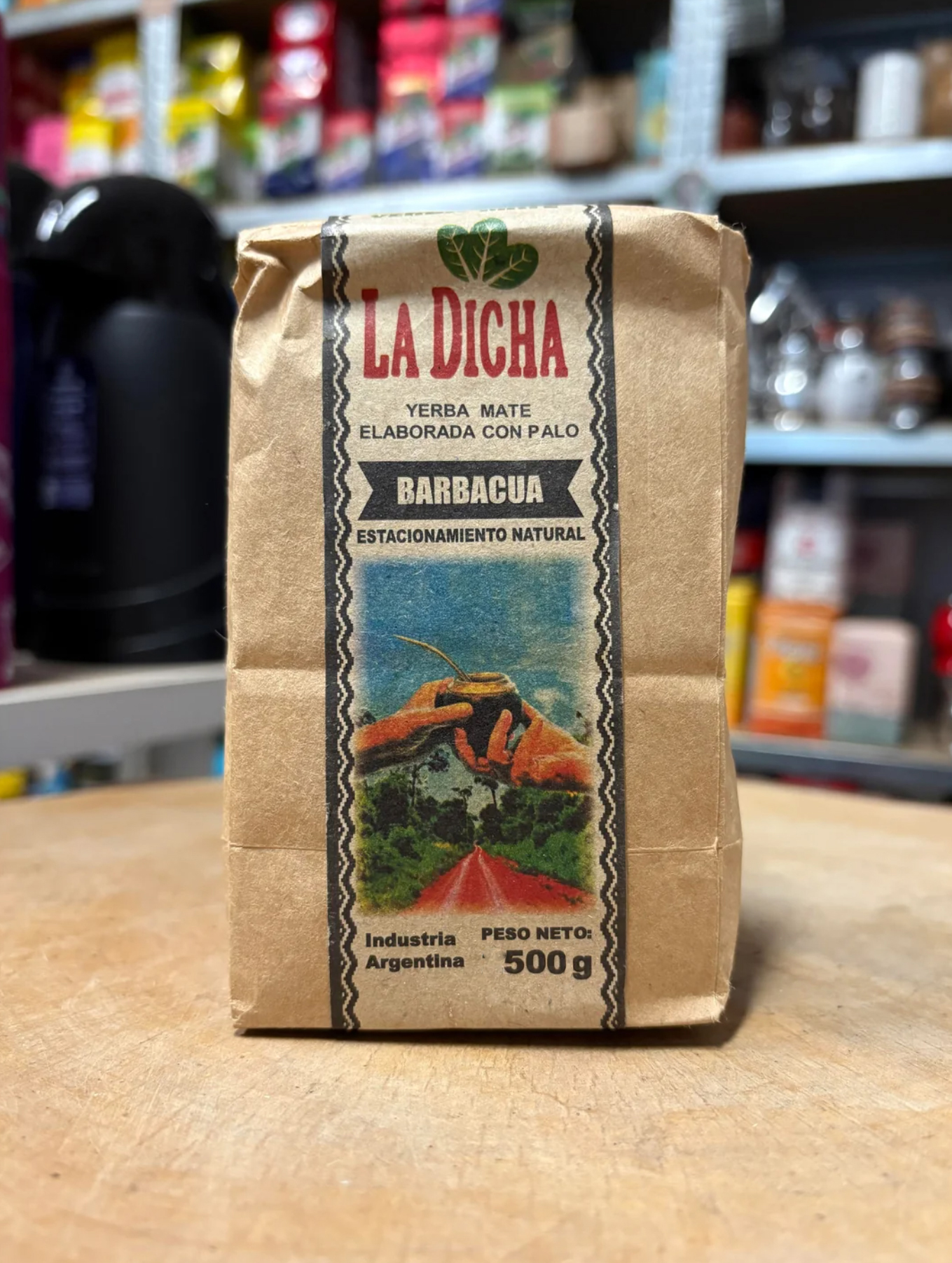 la dicha barbacua yerba mate tea