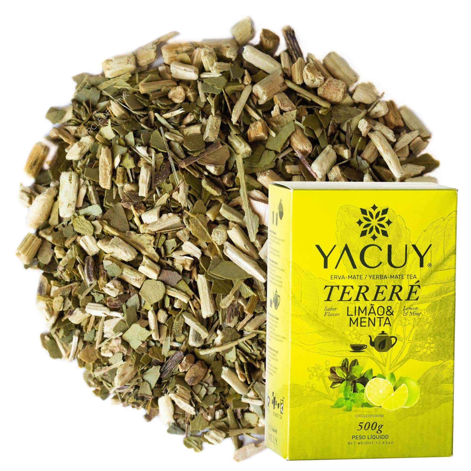 Yacuy citrom & menta ízesített tereré típusú yerba mate