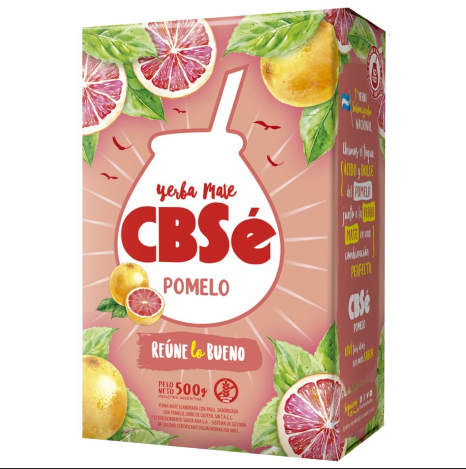 cbsé pomelo grapefruit yerba mate tea