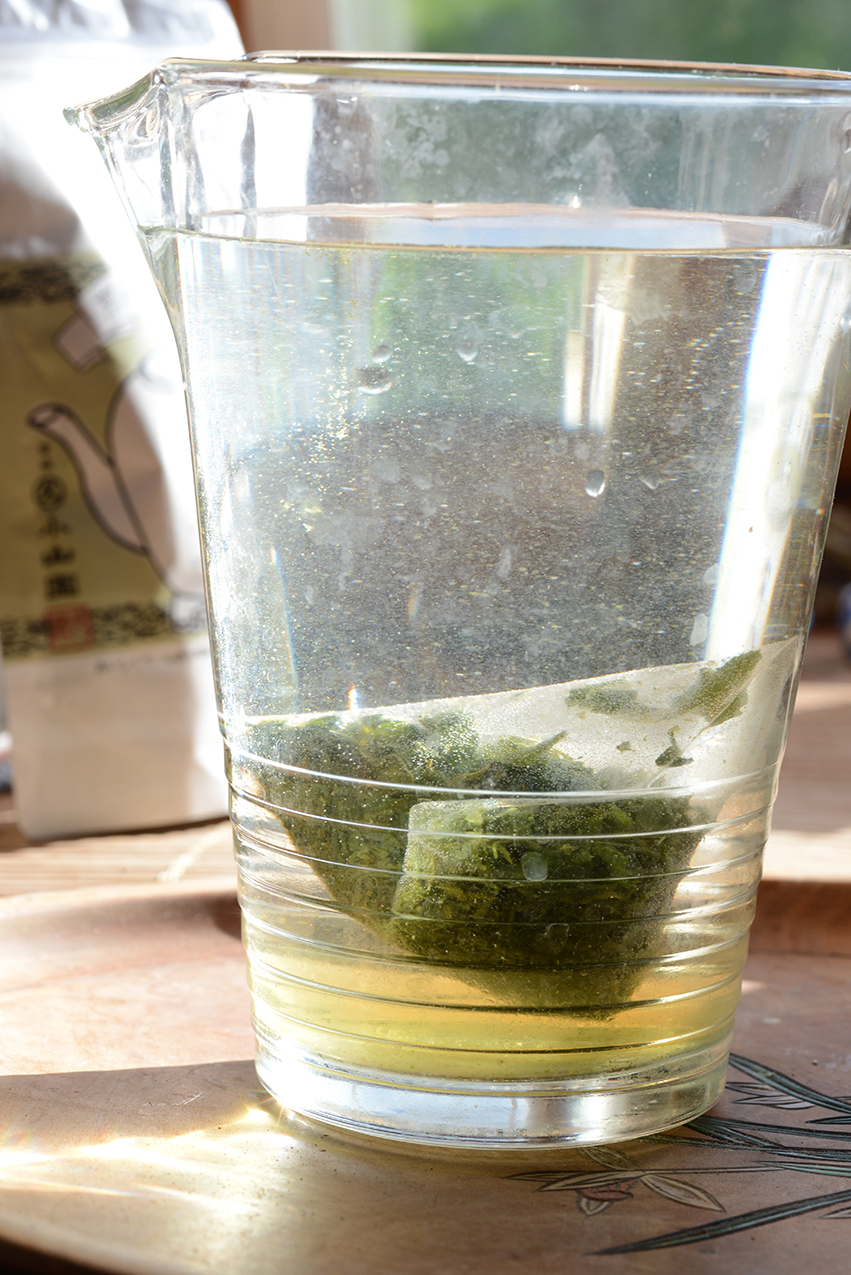 Mizudashi hideg sencha filter