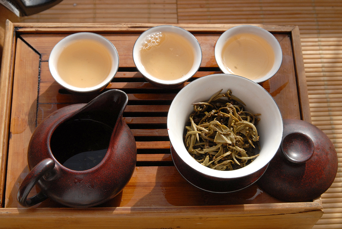 moli long zhu kínai jázmin zöld tea