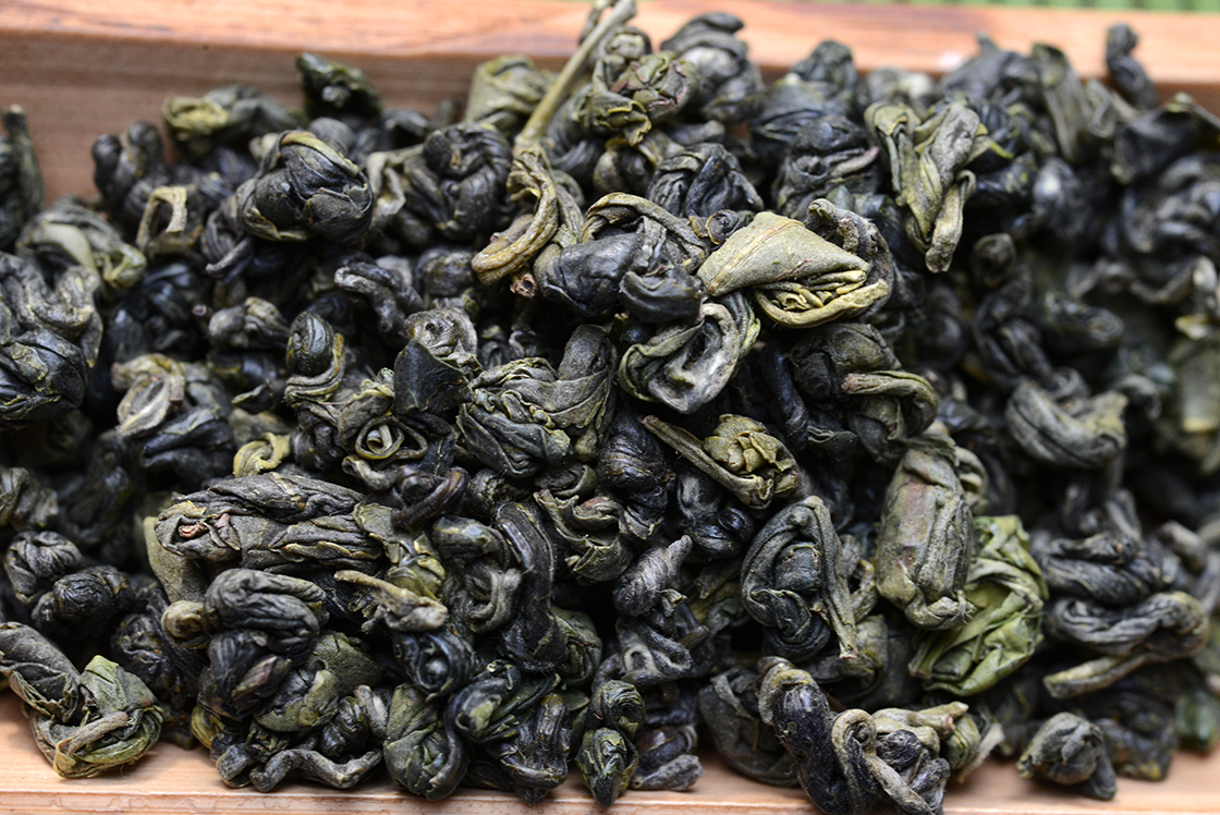 ping shui zhu cha gunpowder chinese green  tea