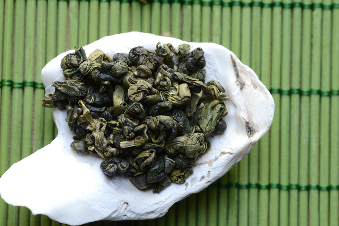 ping shui zhu cha gunpowder chinese green  tea