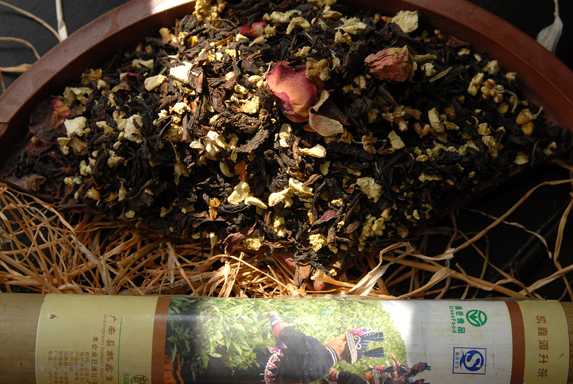 puerh kínai narancs tea