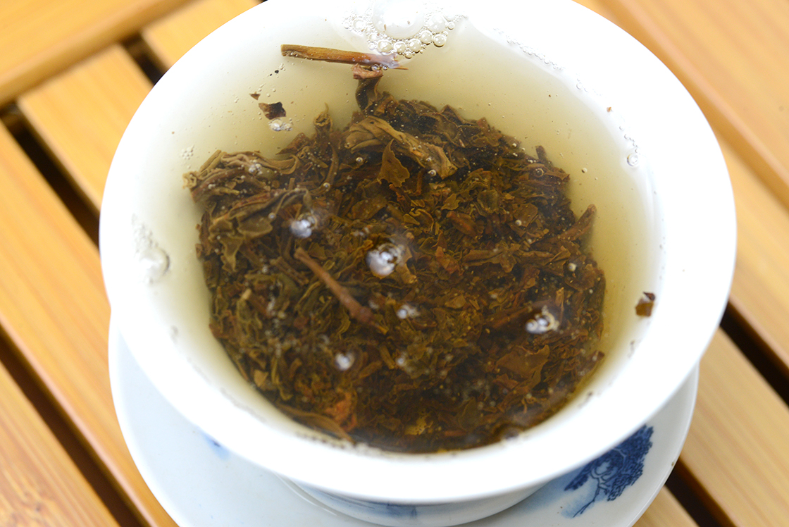 2005 xiaguan Jia Ji Sheng puerh tea