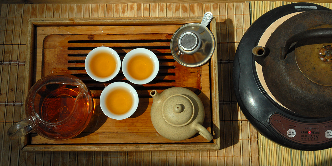 vörös tie guan yin oolong tea