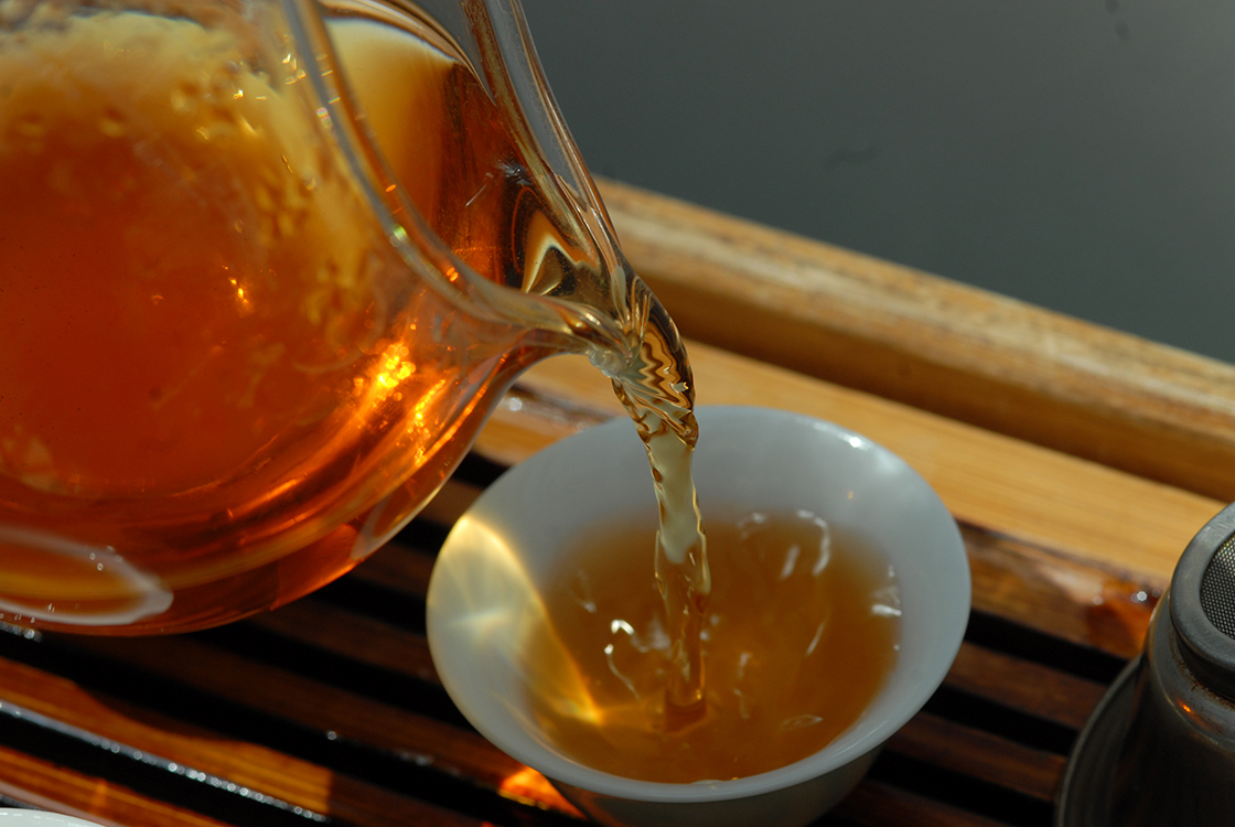 vörös tie guan yin oolong tea