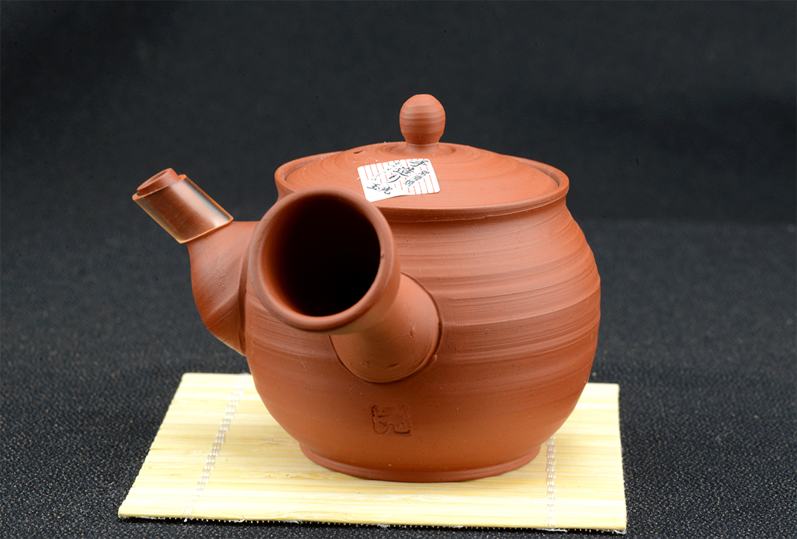 red tokoname gyokuro kuushu japanese tea pot