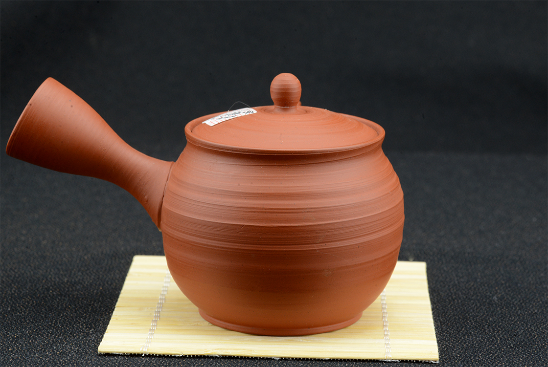 red tokoname gyokuro kuushu japanese tea pot