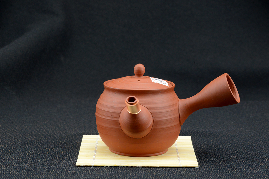 red tokoname gyokuro kuushu japanese tea pot