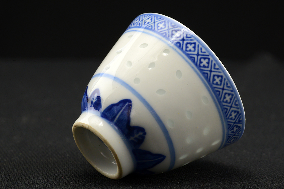 Rizsszem porcelán teáscsésze készlet 