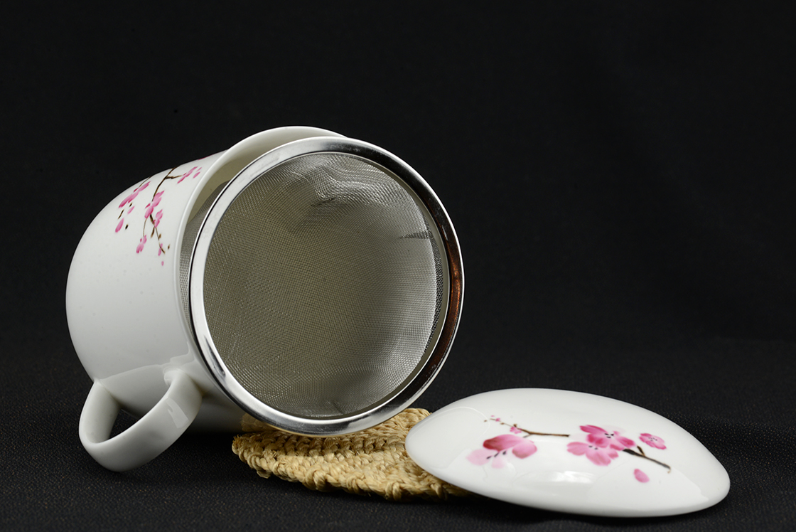 sakura japán cseresznye porcelán teáscsésze