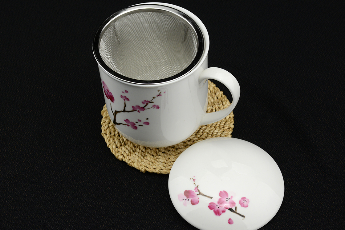 sakura japán cseresznye porcelán teáscsésze