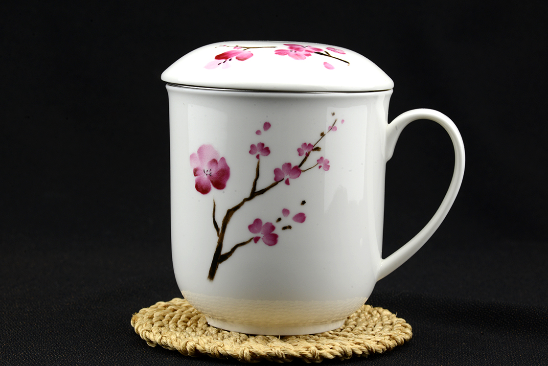 sakura japán cseresznye porcelán teáscsésze