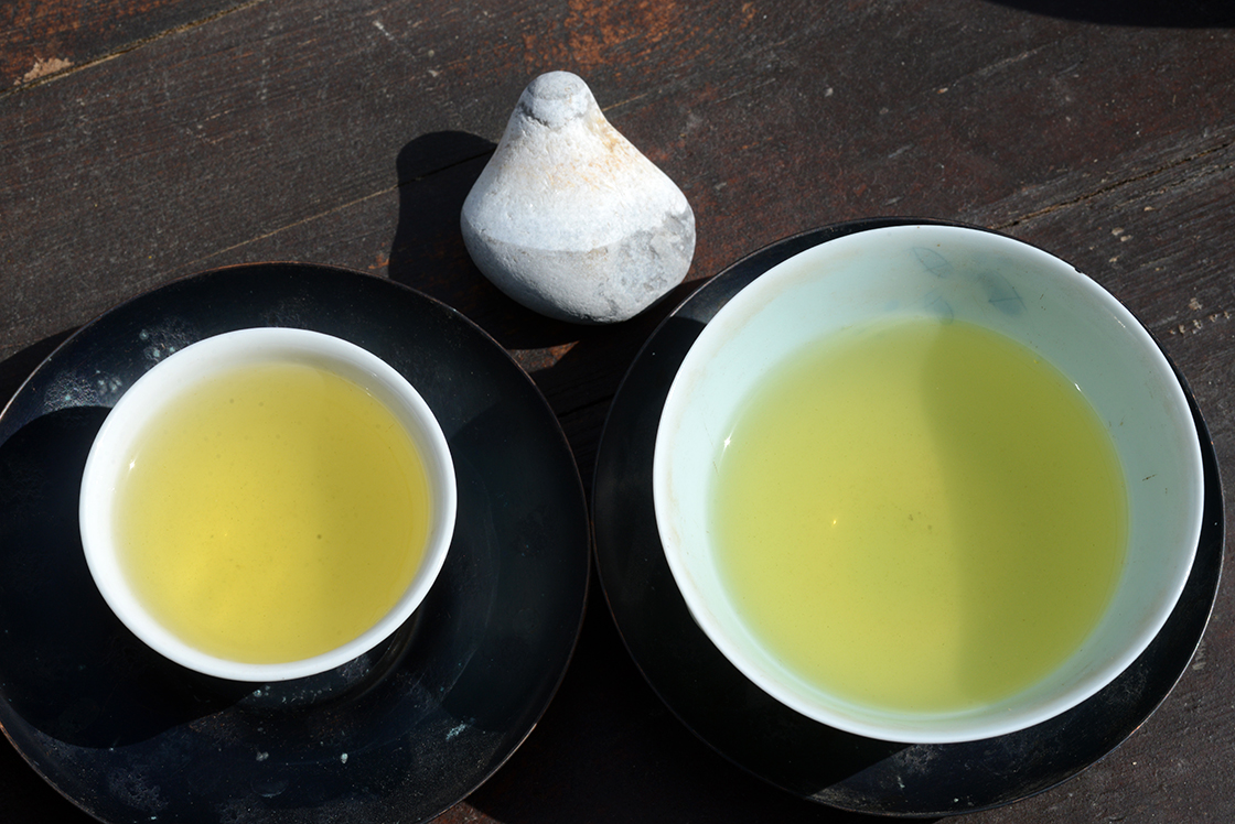 asamiya sencha zairai japán zöld tea