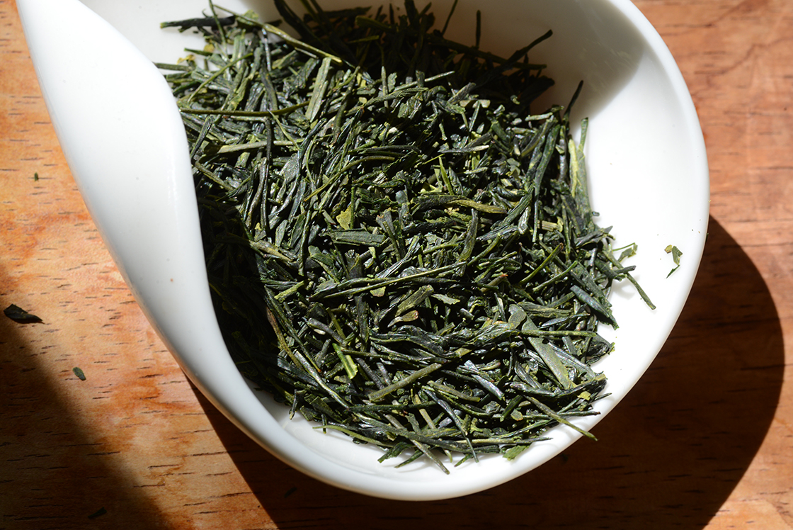 sencha kawane tsuyu hikari prémium japán zöld tea