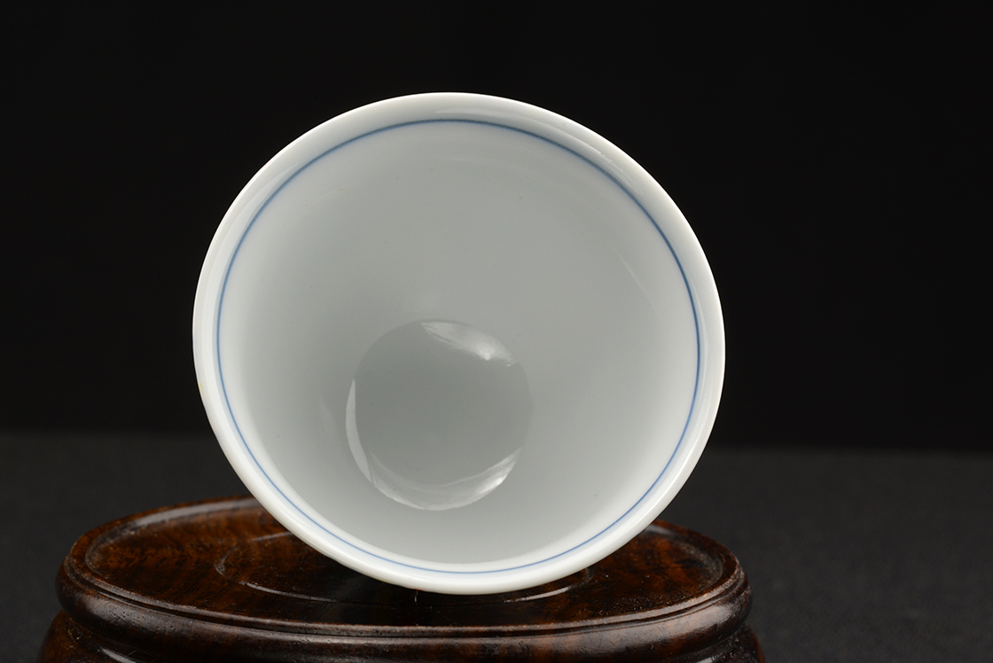 colorful japanese porcellain tea cup set