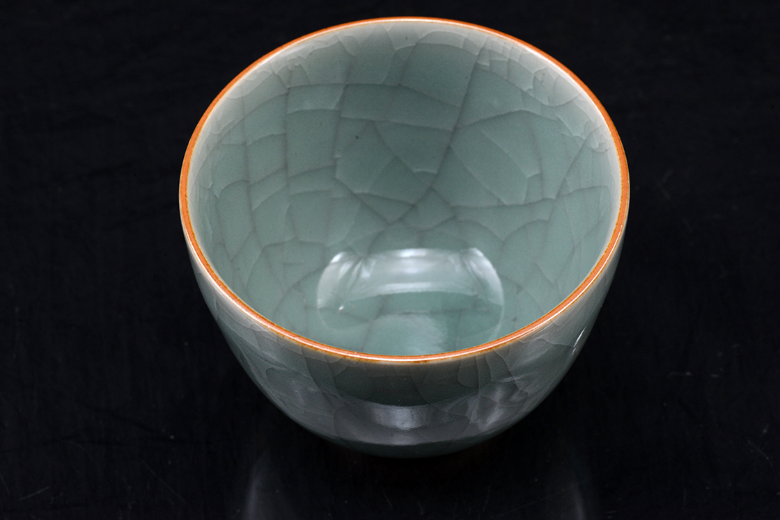 Celadon japán porcelán teáscsésze készlet