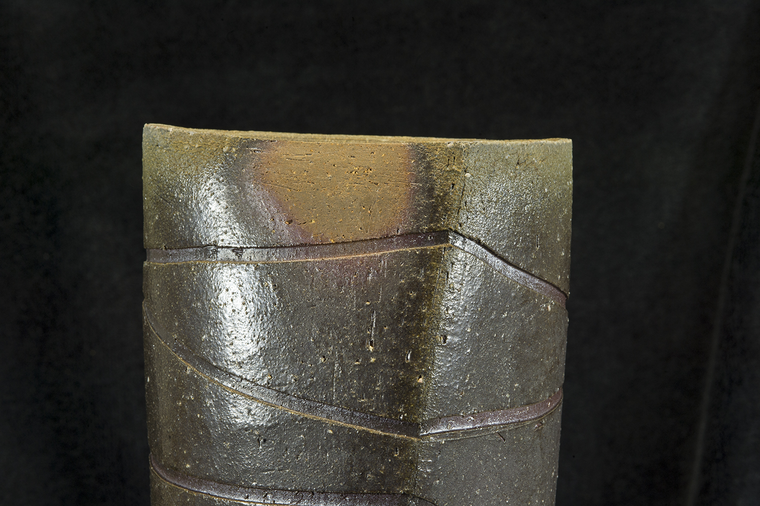 Takushi TAKAHARA 備前自由杯 bizen virágváza